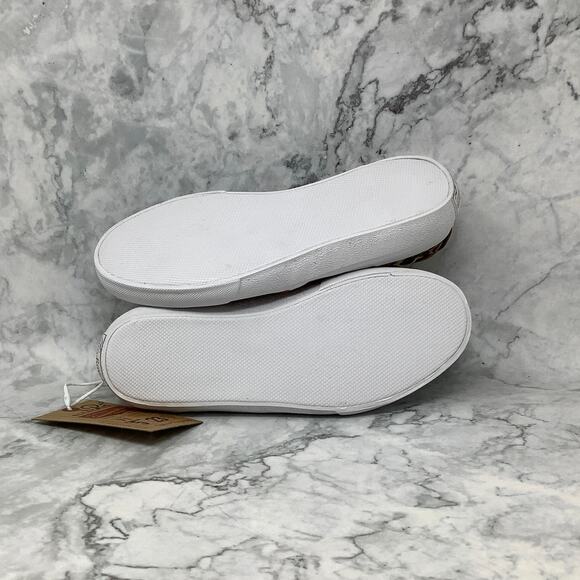 Official Program Size 8.5 Tan White STW-180 Cheetah Print Slip On Sneaker L8-8 - Picture 6 of 11